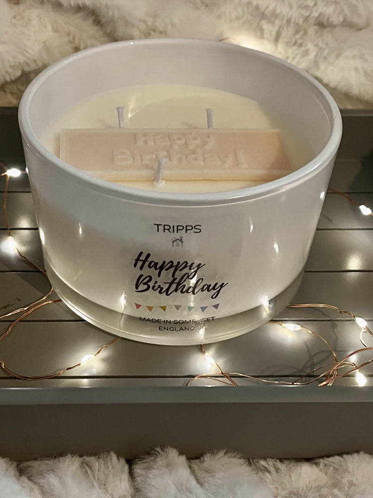 Happy Birthday Candle Large